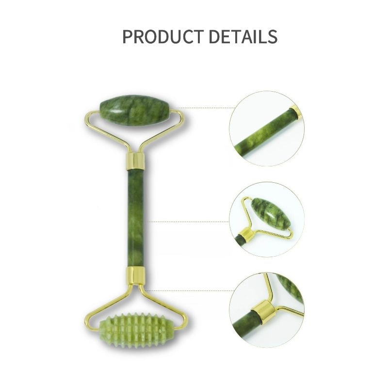 Natural Jade Rolle Set Facial Skin Care
