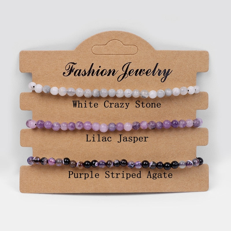Beads Braided Bracelets For Women Men Multi-layer