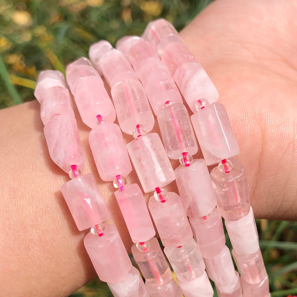Natural Stone Beads Cylinder Prehnite