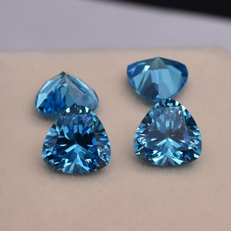 Natural Beryl Ceylon Blue Sapphire Gems Faceted Cut