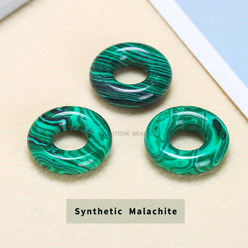 Big Hole Beads for Jewelry Making Natural Stone