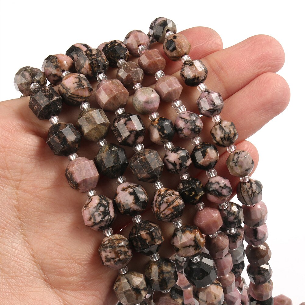 Natural Stone Faceted Amethyst Beads