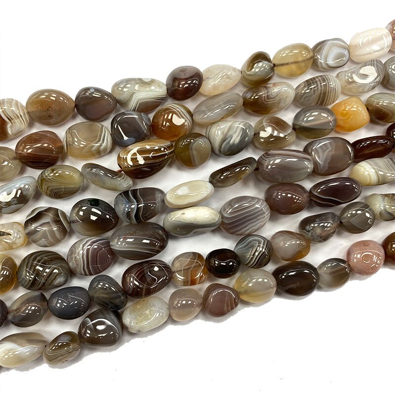 Fine 8-10mm Natural Stone Morganite Lapis Aventurine