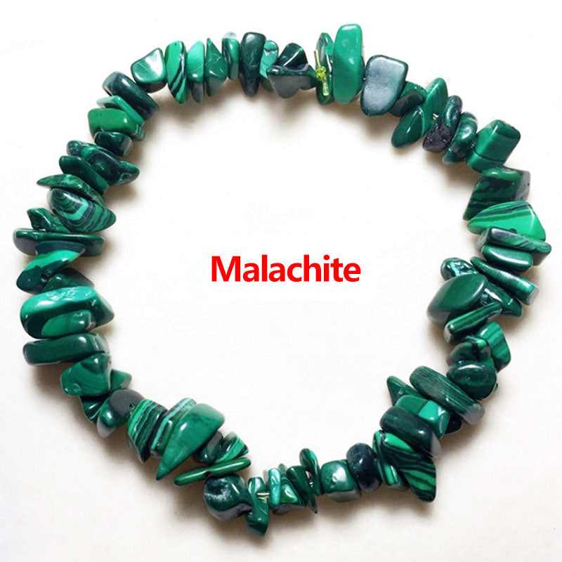 Irregular Natural Gem Stone Bracelet Stretch Chip Beads