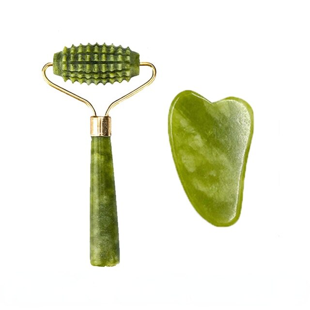 Skin Care Face Jade Massager Roller Gua sha Scraper