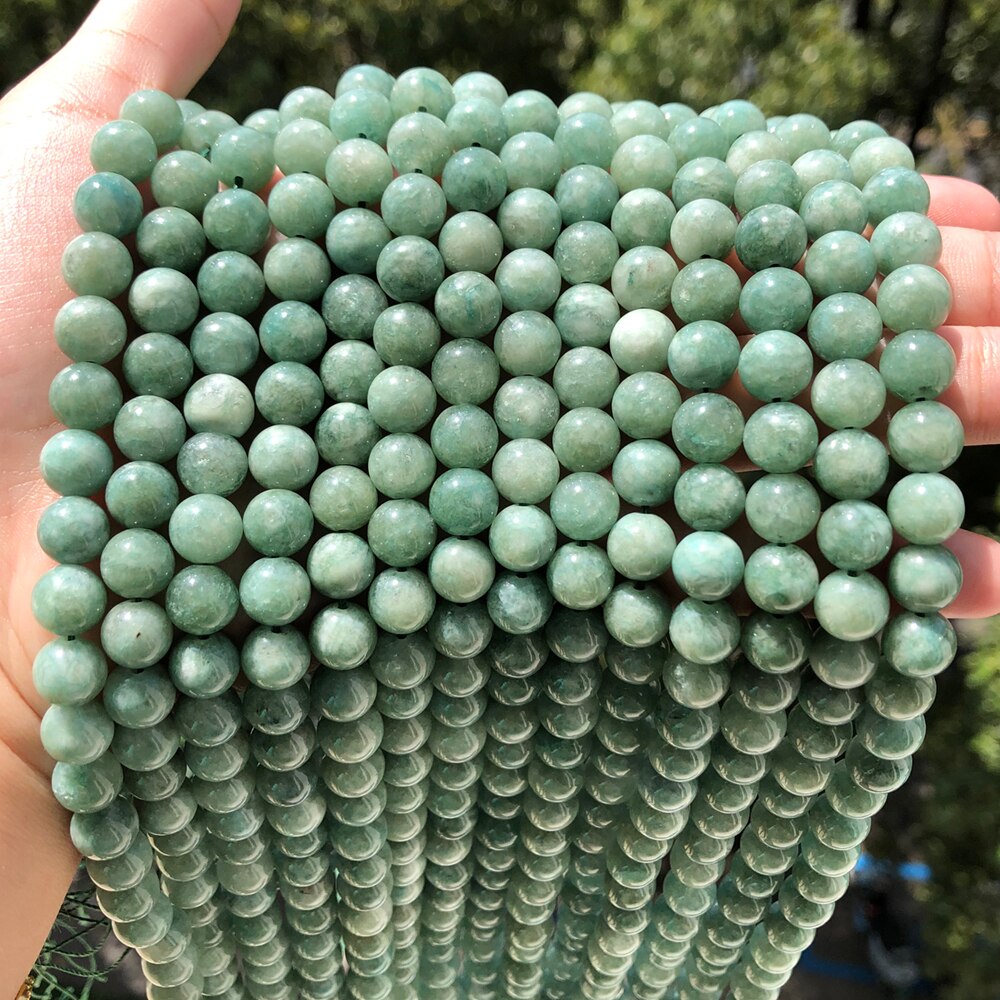 Natural Stone Smooth Burmese Green Jades
