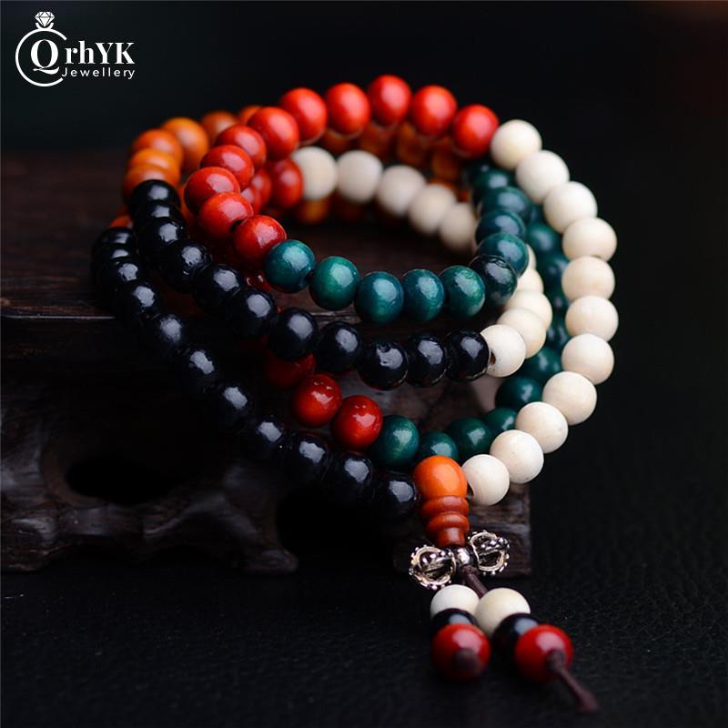 Prayer Beads Mala 108 Beads Bracelets 8mm