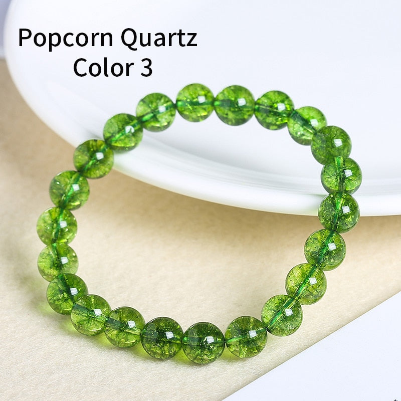 JD Natural Smooth Rose Quartz Women Bracelets