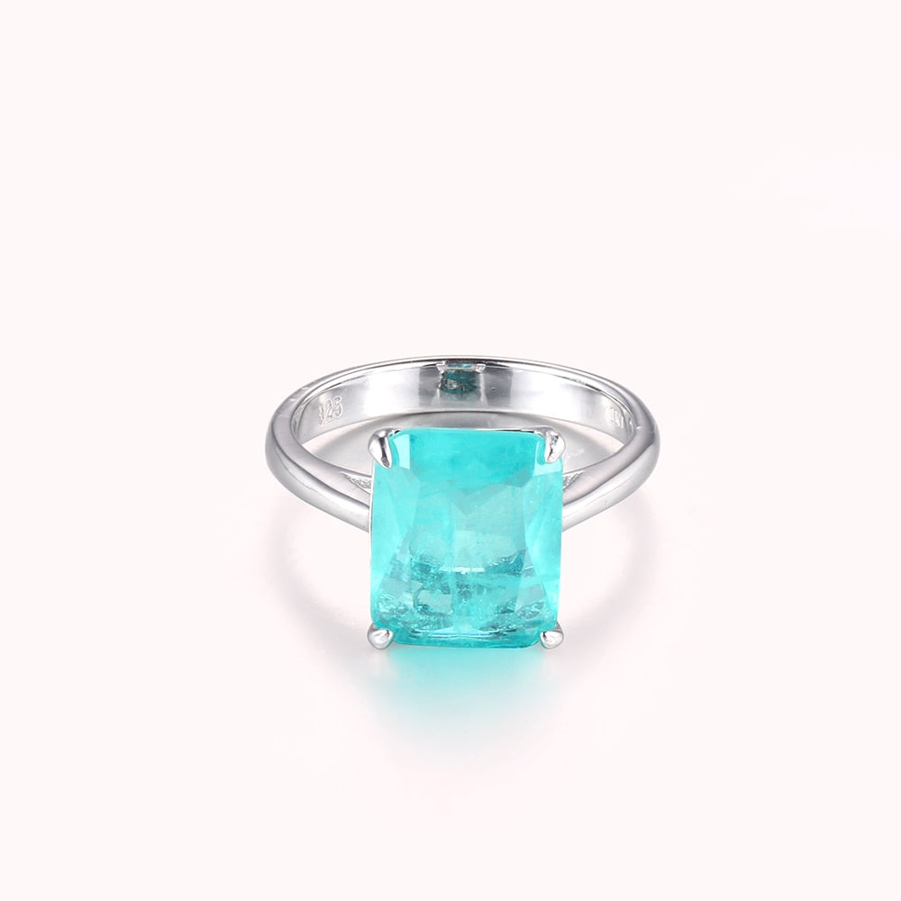 TKJ Emerald Ring Ruby Genuine Ladies Ring