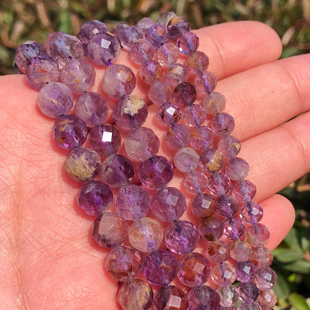 Round Loose Gemstone Beads Bracelet Necklace