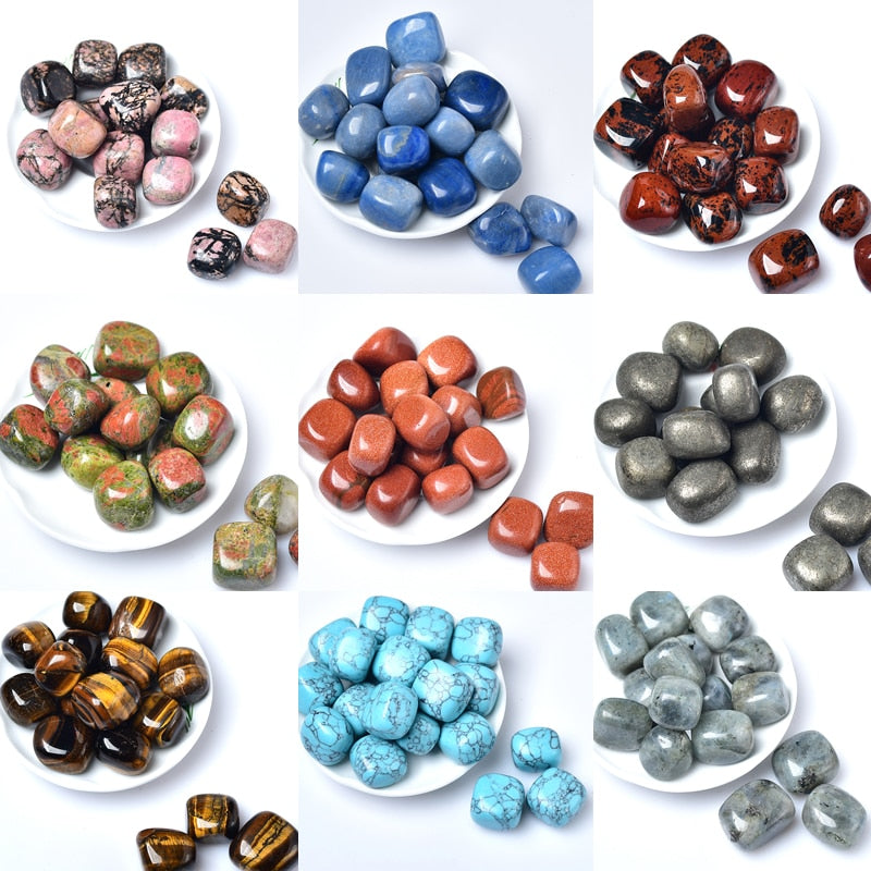 50g Natural Crystal Rolling Stone 27 Color Gravel