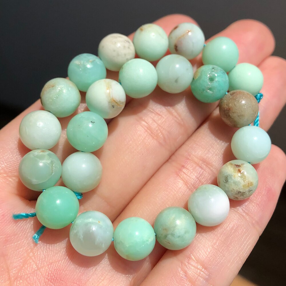 Natural Malachite Round Loose Stone Beads