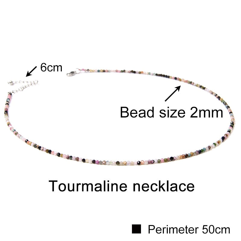 Simple Faceted Gem stone Necklaces For Women Jades