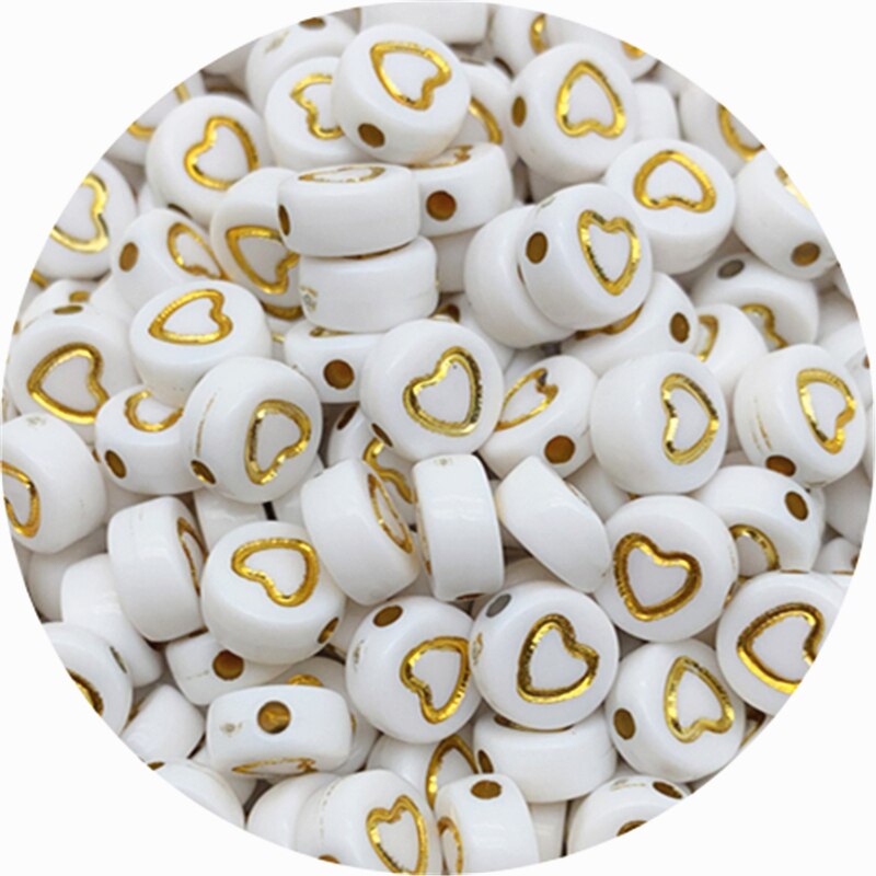 Letter Beads Oval Shape Mixed Alphabet