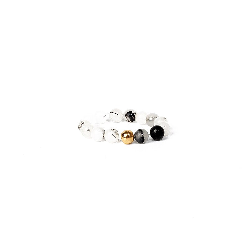 Natural Stone Rings For Women Men Handmade