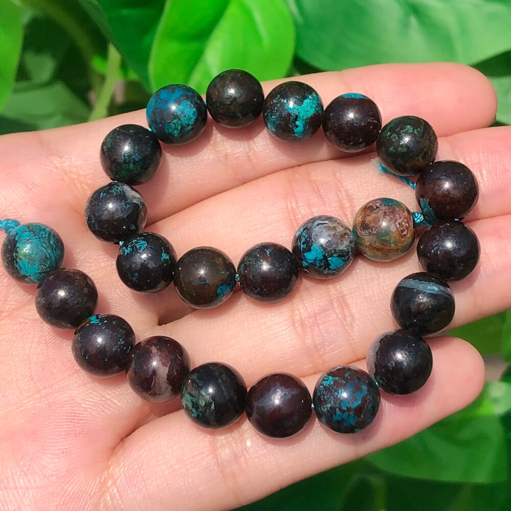 Natural Malachite Round Loose Stone Beads