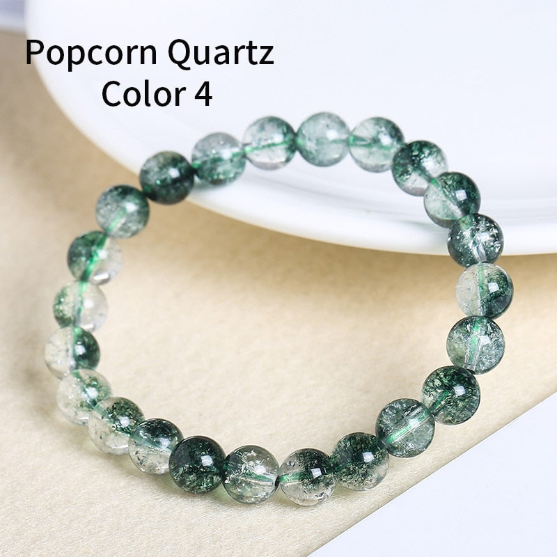 JD Natural Smooth Rose Quartz Women Bracelets