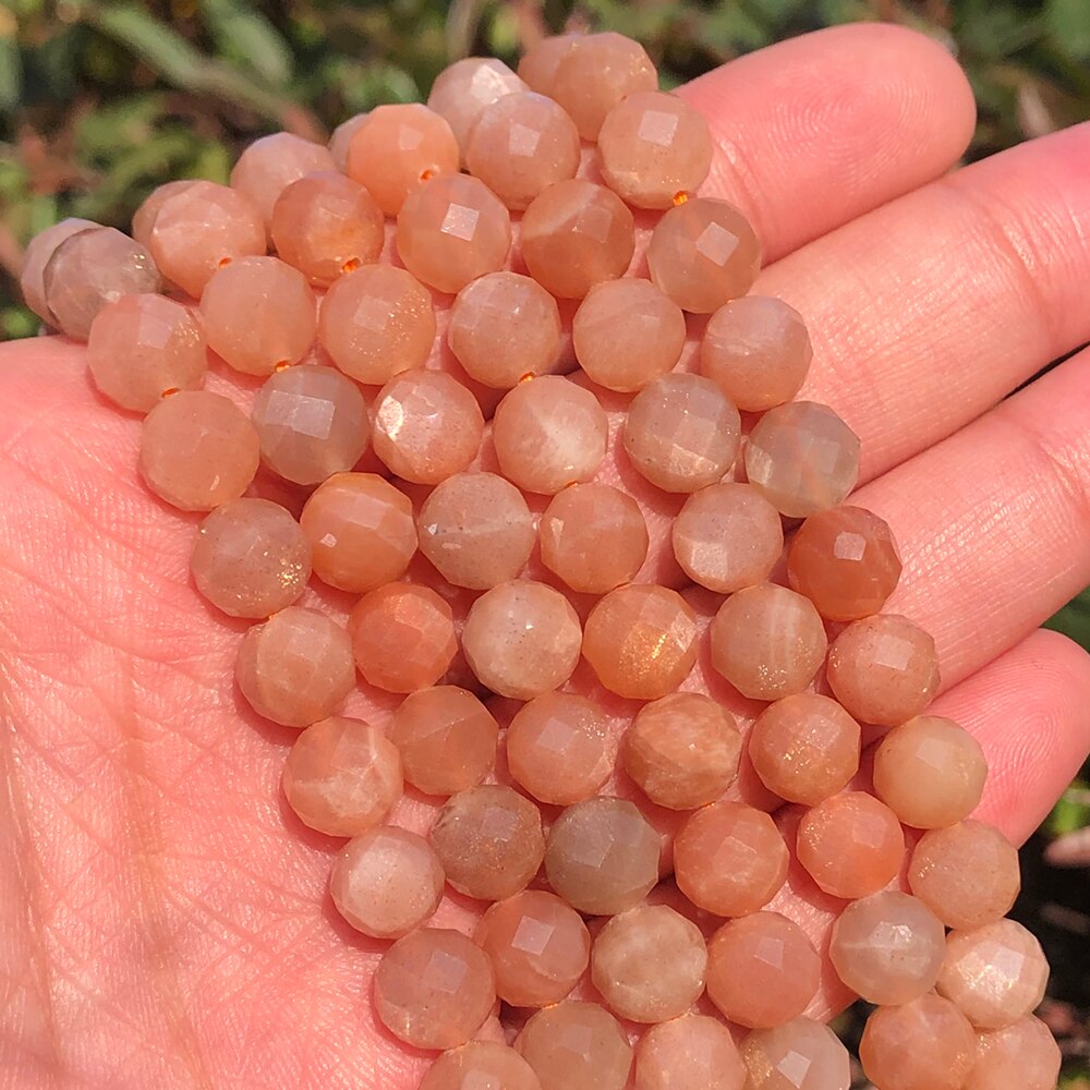 Round Loose Gemstone Beads Bracelet Necklace