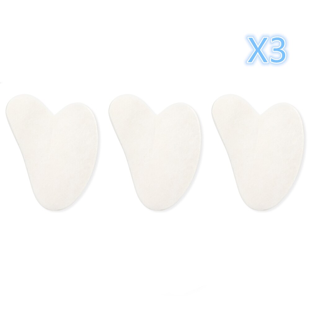 Rose Quartz Jade Stone Heart-shaped Gua Sha