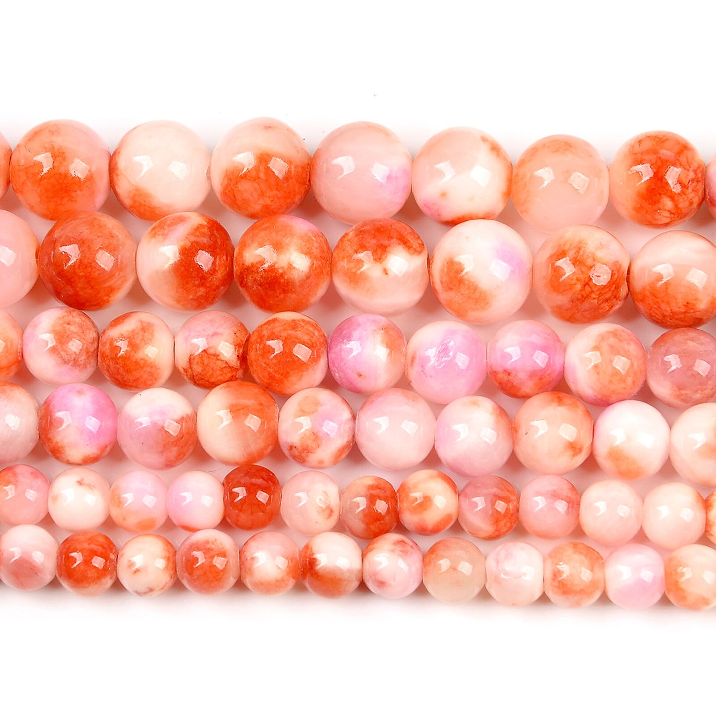 Purple Persian Jade Beads Round Loose Beads