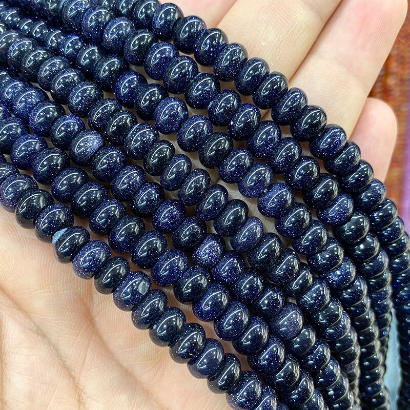 Rondelle Natural Stone Jades Agat Labradorite