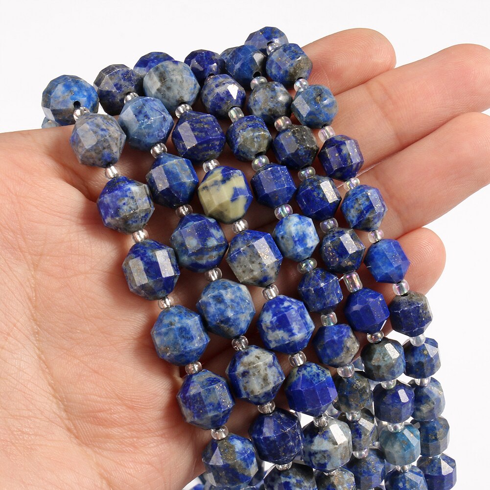 Natural Stone Faceted Amethyst Beads