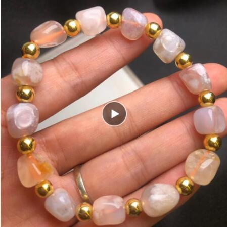 Natural Colorful Jade Charm Bracelet