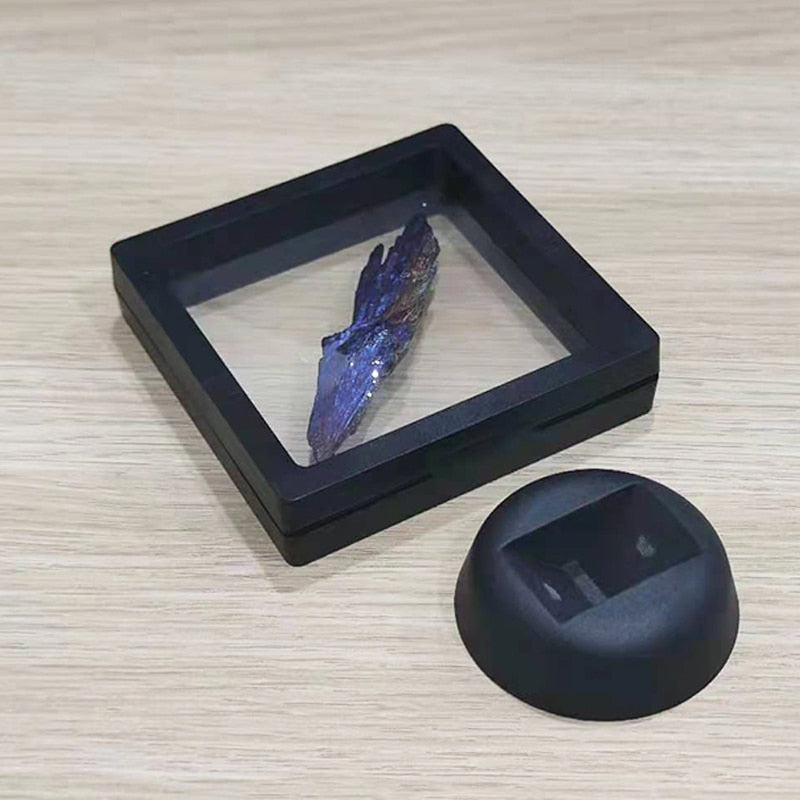 Quartz Tourmaline Cluster Crystal Peacock Blue Feather