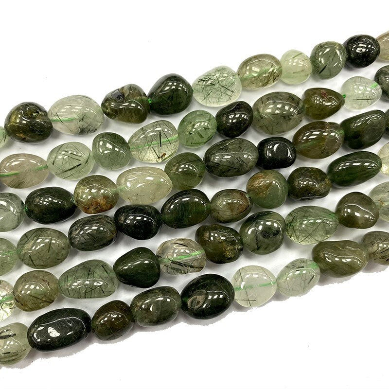 Fine 8-10mm Natural Stone Morganite Lapis Aventurine
