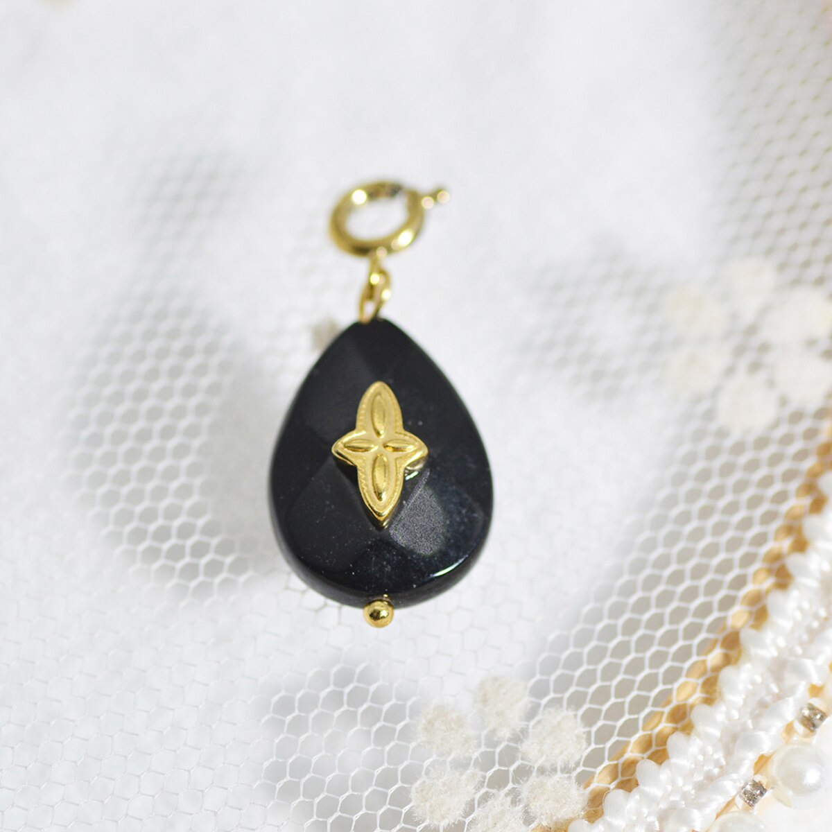 Star & Eye Natural Stone Charm Necklaces