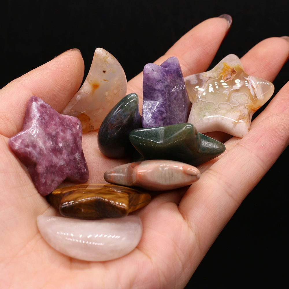 Natural Stone Amethyst Powder Crystal Shape Mineral