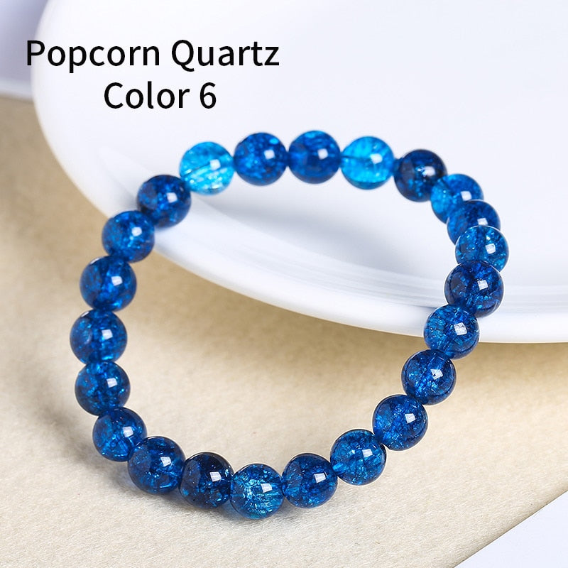JD Natural Smooth Rose Quartz Women Bracelets