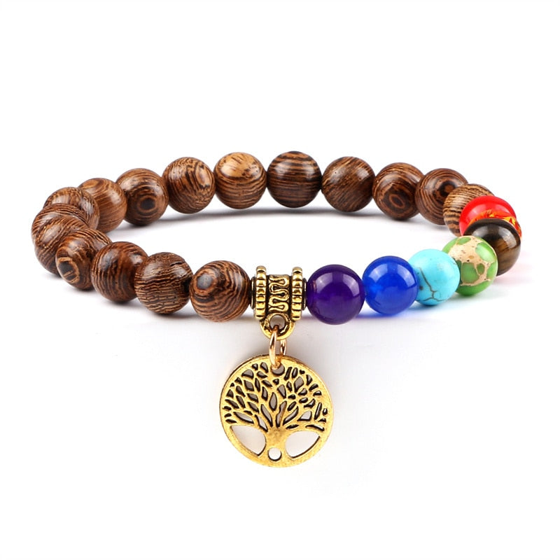 Lava Stone Bracelet Men Women Natural Tiger Eye