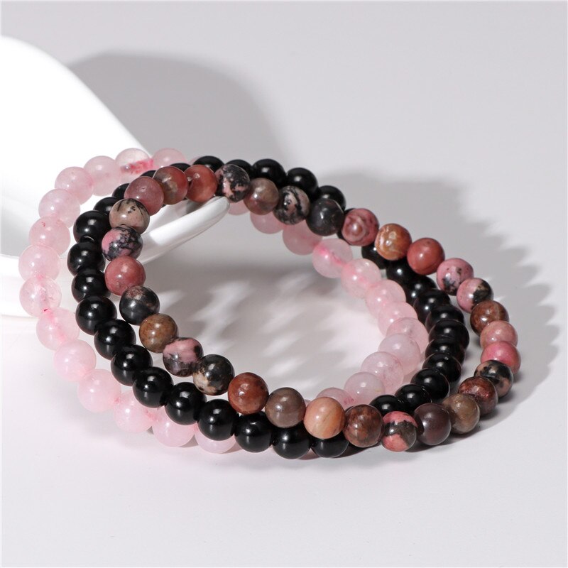 Couple Distance Bracelet Natural Stone Turquoises Quartz