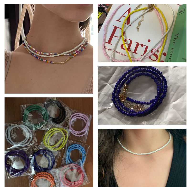 Simple Faceted Gem stone Necklaces For Women Jades