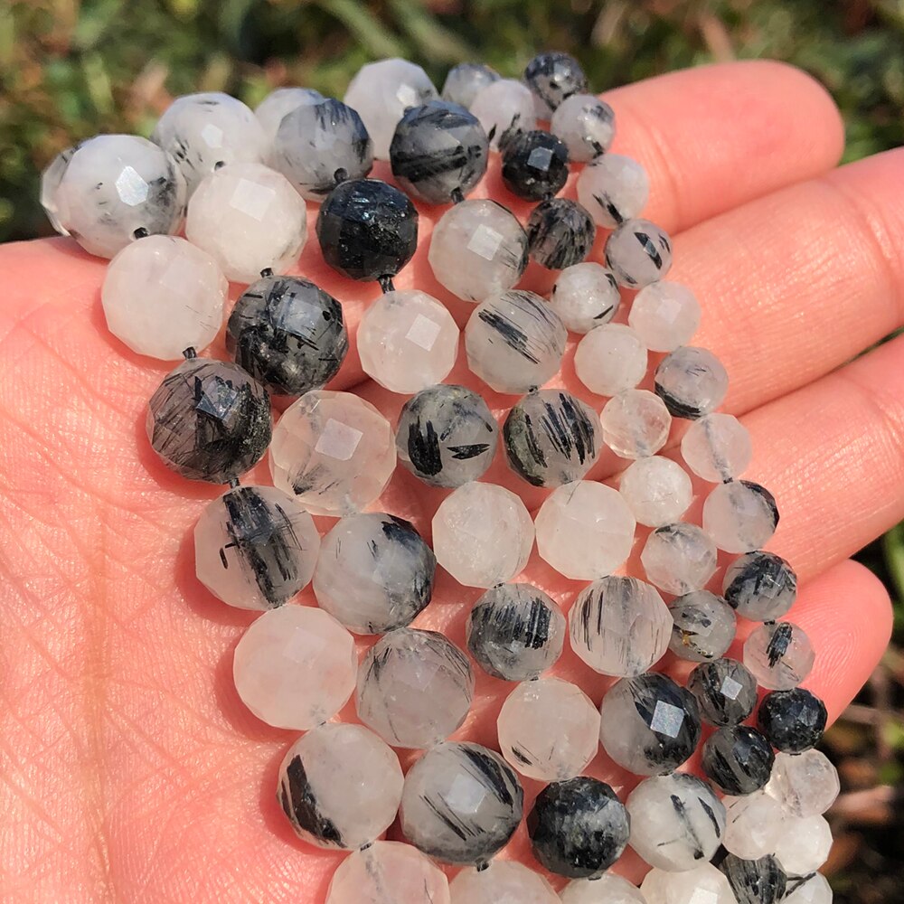 Round Loose Gemstone Beads Bracelet Necklace