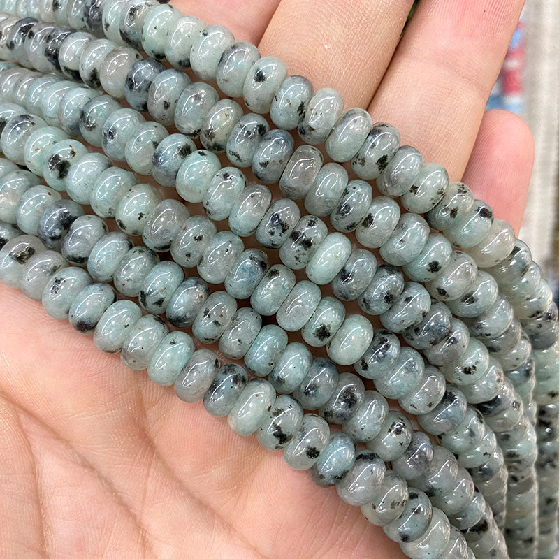 Rondelle Natural Stone Jades Agat Labradorite