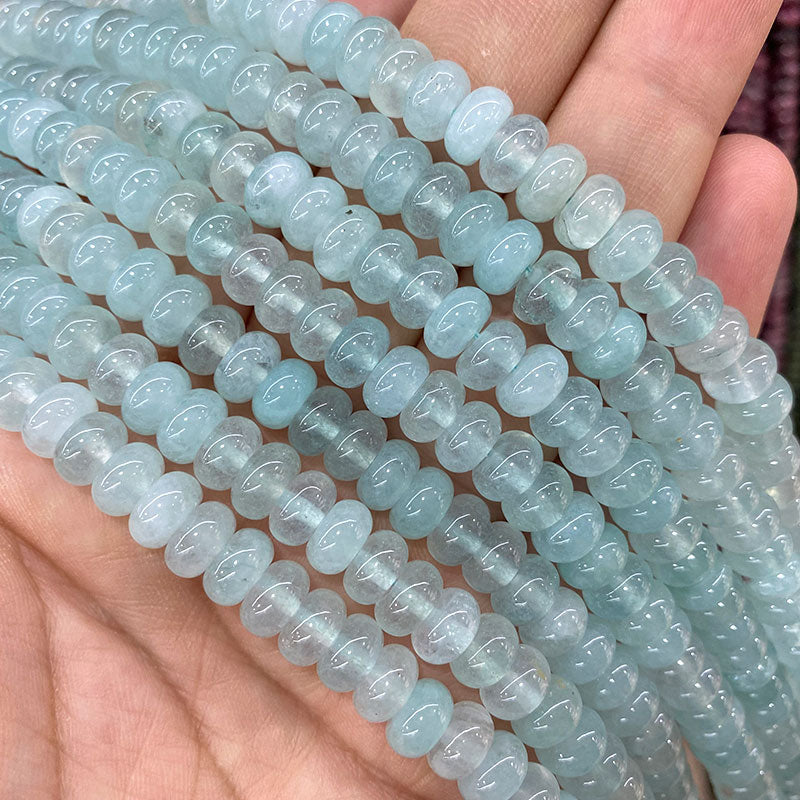 Rondelle Natural Stone Jades Agat Labradorite