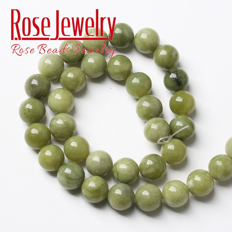 Natural Jades Beads Natural Green Chalcedony