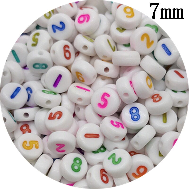 Letter Beads Oval Shape Mixed Alphabet