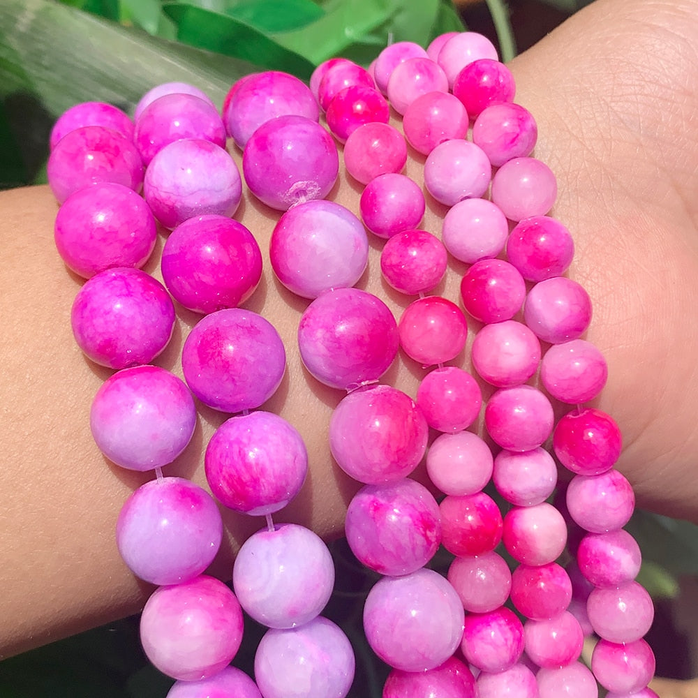 Natural Stone Tourmaline Pink Green Persian Jades