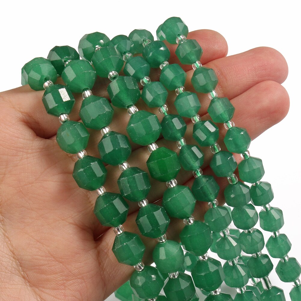 Natural Stone Faceted Amethyst Beads
