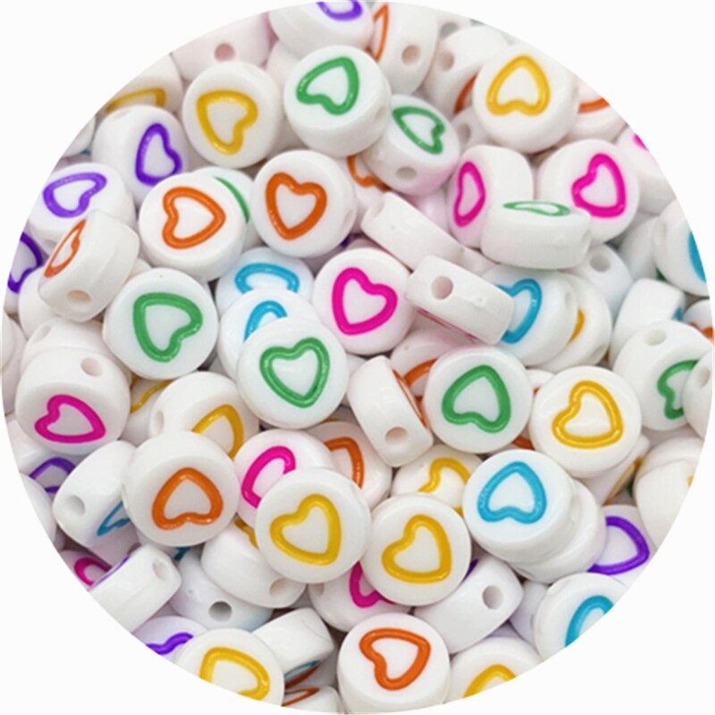 Letter Beads Oval Shape Mixed Alphabet
