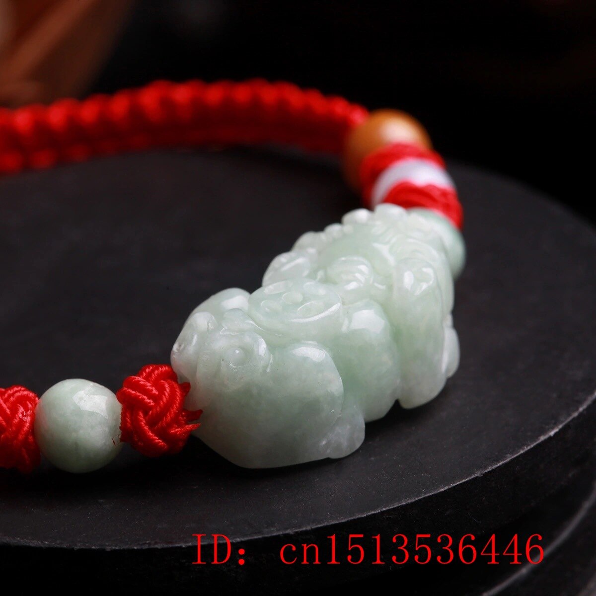 Customized Natural Jade Emerald Pixiu Bracelet