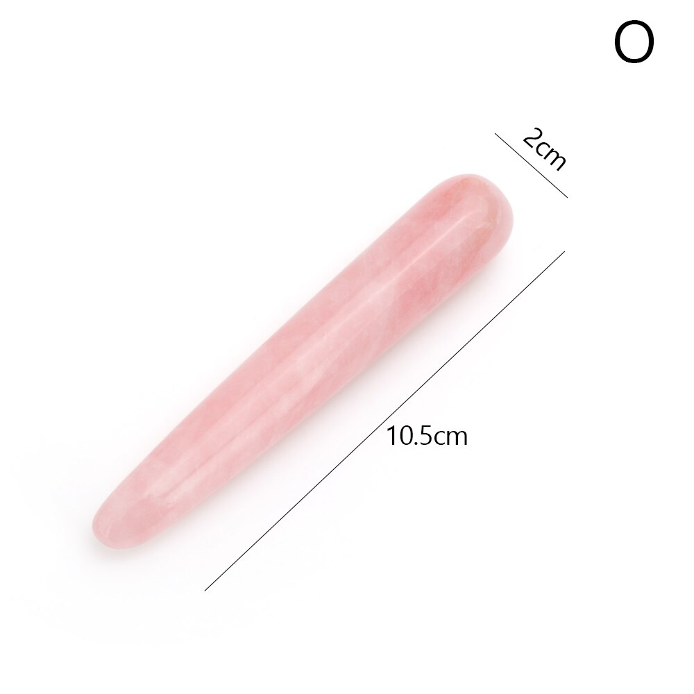 Natural Rose Quartz Jade Stone Gua Sha Massage