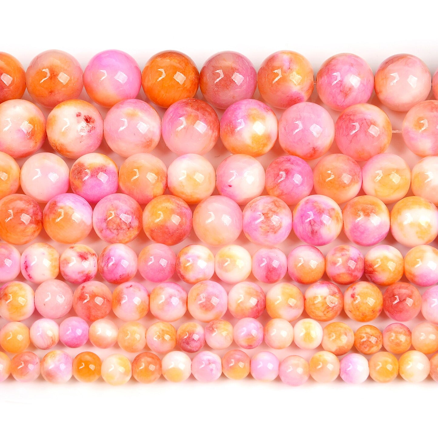 Purple Persian Jade Beads Round Loose Beads