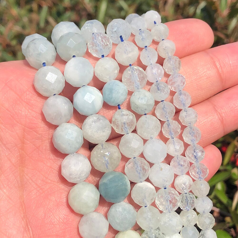 Round Loose Gemstone Beads Bracelet Necklace