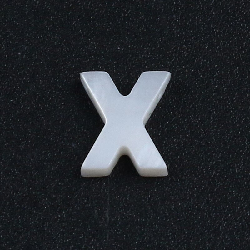 26 Capital Letter Shell Beads Charms Classic A to Z