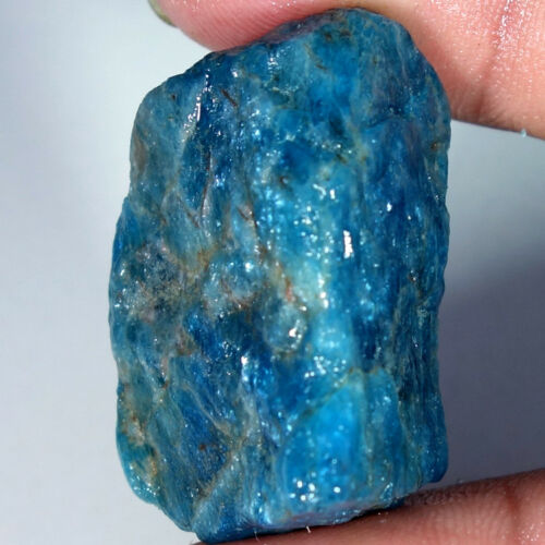 Raw Blue Apatite Stone Mineral Stone