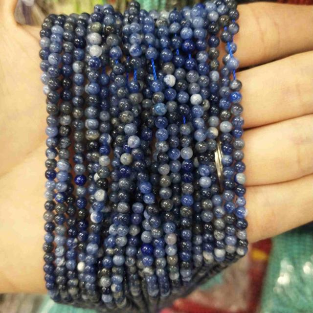 Natural Stone Round Beads Pink Quartz Amethysts